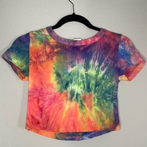 Rainbow crop top